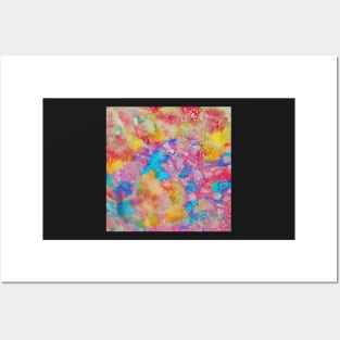 Vibrant Sparkle Abstract Posters and Art